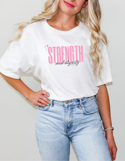 Proverbs 31 Strength and Dignity Shirt