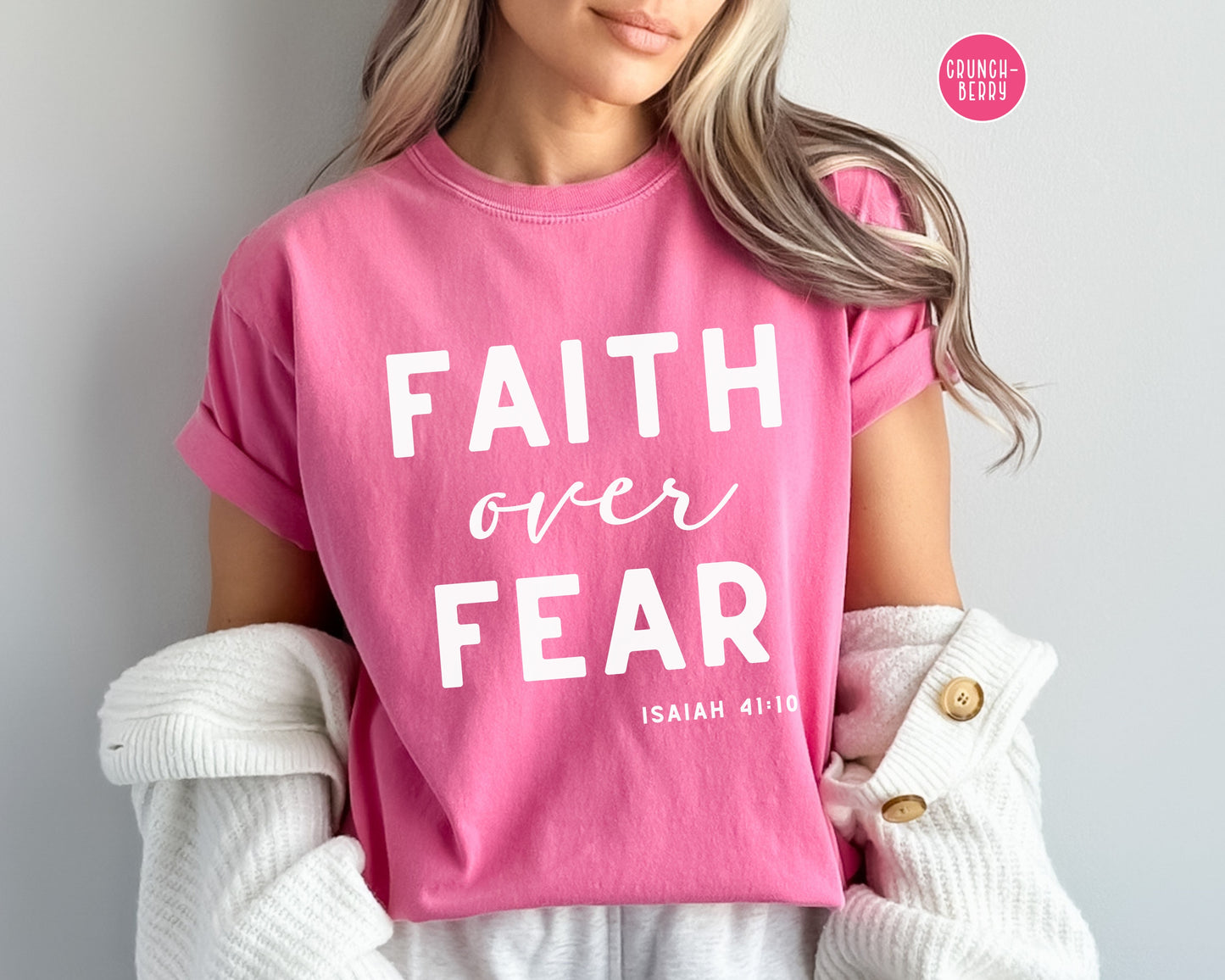 Faith Over Fear Cozy Women’s Shirt